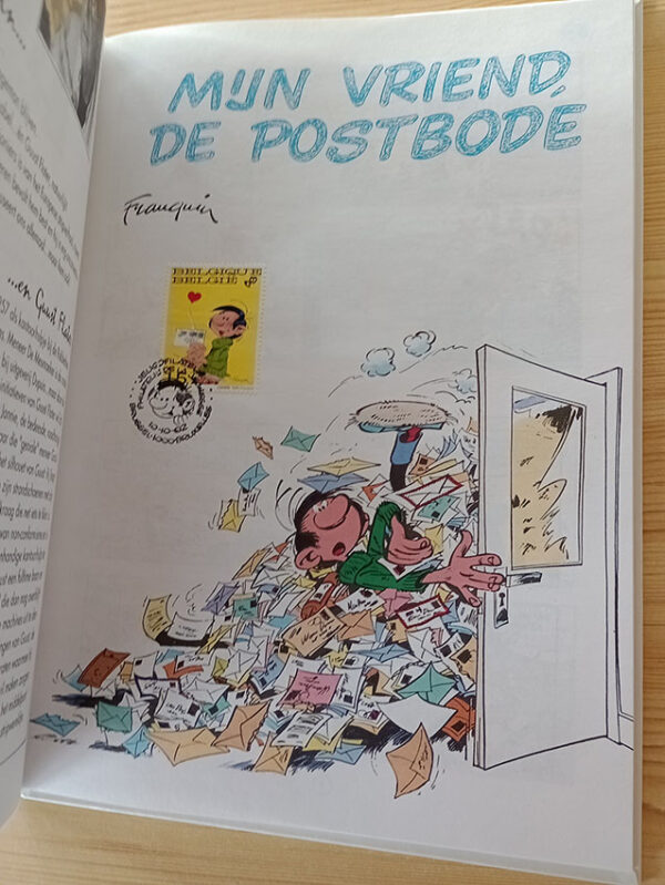 Guust: mijn vriend de postbode (Gaston Lagaffe: Le facteur est mon ami), avec timbre – Image 2